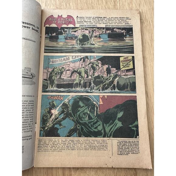 Detective Comics Batman and Batgirl, #397/ 1970, Neal Adams Cover/FAIR VTG - Picture 5 of 9